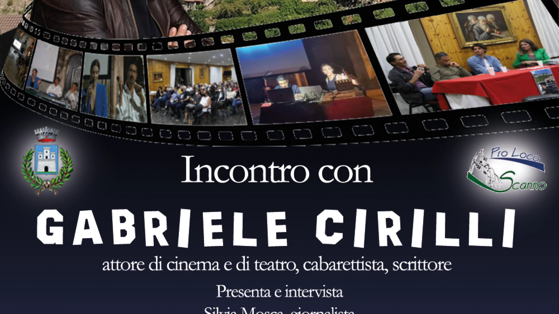 Mestieri del Cinema” 2023 – Incontro con Gabriele Cirilli a Scanno fissato per sabato 12 agosto.